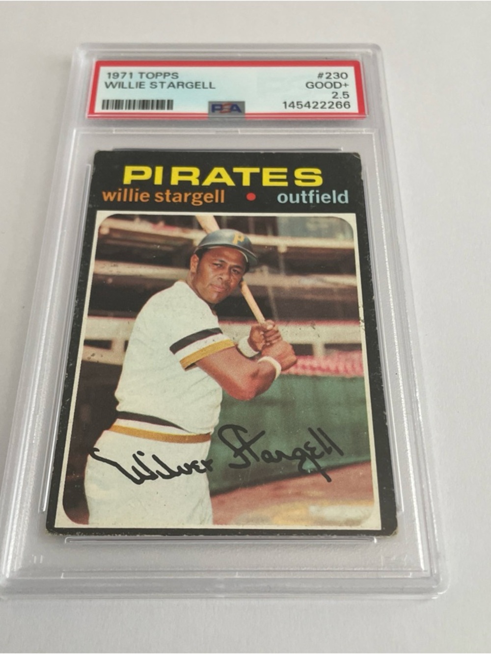 1971 TOPPS #230 WILLIE STARGELL PSA 2.5 Vintage Baseball Card Pirates